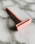 Plastic-free Safety Razor - Includes 5 Blades & Pouch