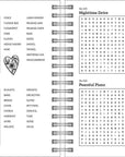 Word Search Puzzles, Mindfulness