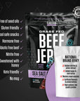 Beef Jerky (100% Grass-fed) - 75g Sea Salt and Black Pepper