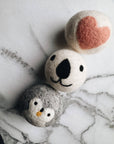 Organic Wool, Hand Dyed, Dryer Balls (Set of 3)