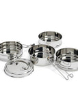 Stainless Steal Tiffin Lunch Box (4-layer stacked)