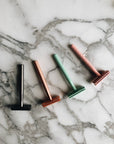 Plastic-free Safety Razor - Includes 5 Blades & Pouch
