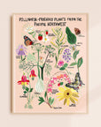 Art Print - Pollinator Friendly Plants - 12x16 (by Anja Jane)