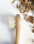 Face Brush - Wood - Natural Bristles & Plastic Free