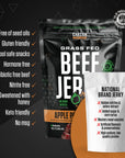 Beef Jerky (100% Grass-fed) - 75g Apple Pie Moonshine