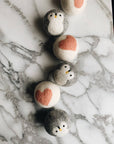 Organic Wool, Hand Dyed, Dryer Balls (Set of 3)