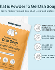 Dish Soap - Powder to Gel 500ml - Sustainable & Biodegradable