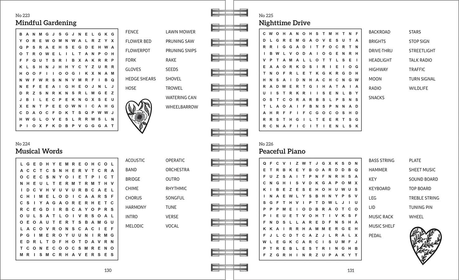 Word Search Puzzles, Mindfulness