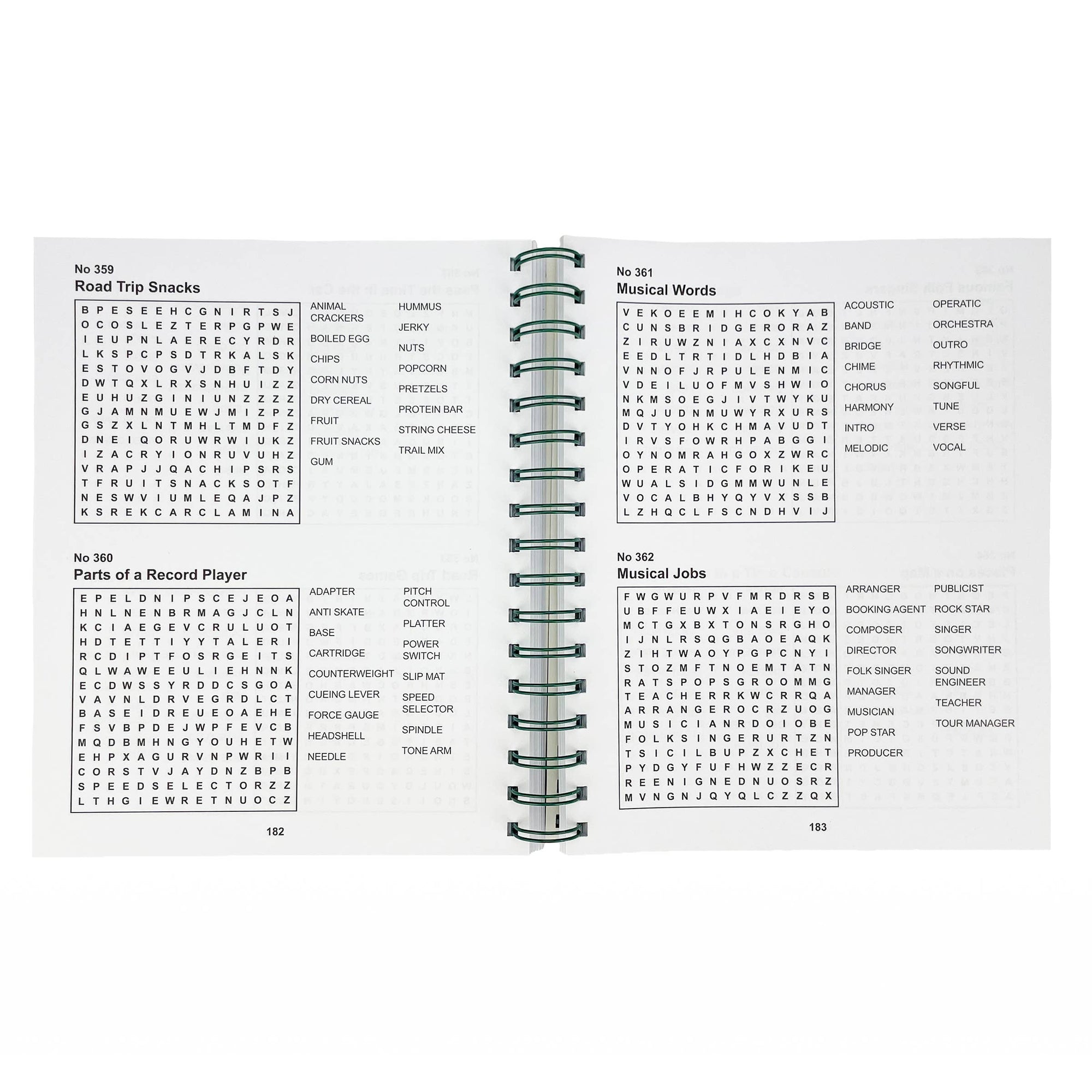Word Search Puzzles, Cabin Fever