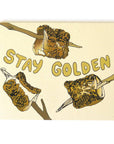 Card - Stay Golden - Wild Life Illustration Co.