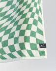Towel (Beach) - Premium Woven - Green Illusion