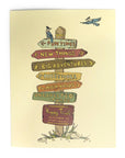 Card - Variety - Wild Life Illustration