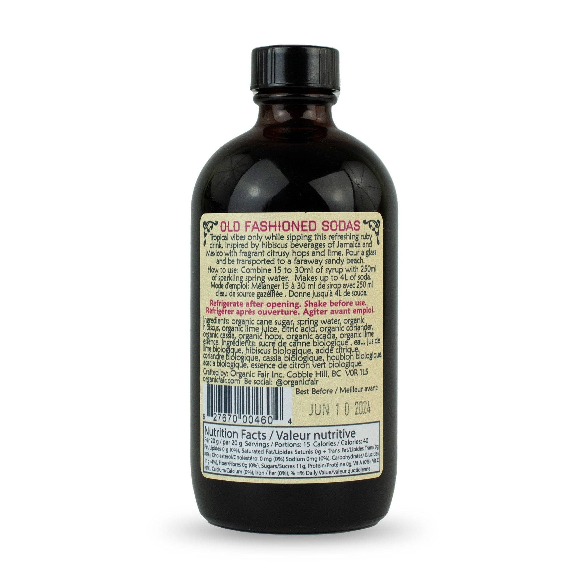 Soda Syrup, Hibiscus Lime &amp; Hops