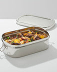 Stainless Steal Tiffin Lunch Box (large with clips)