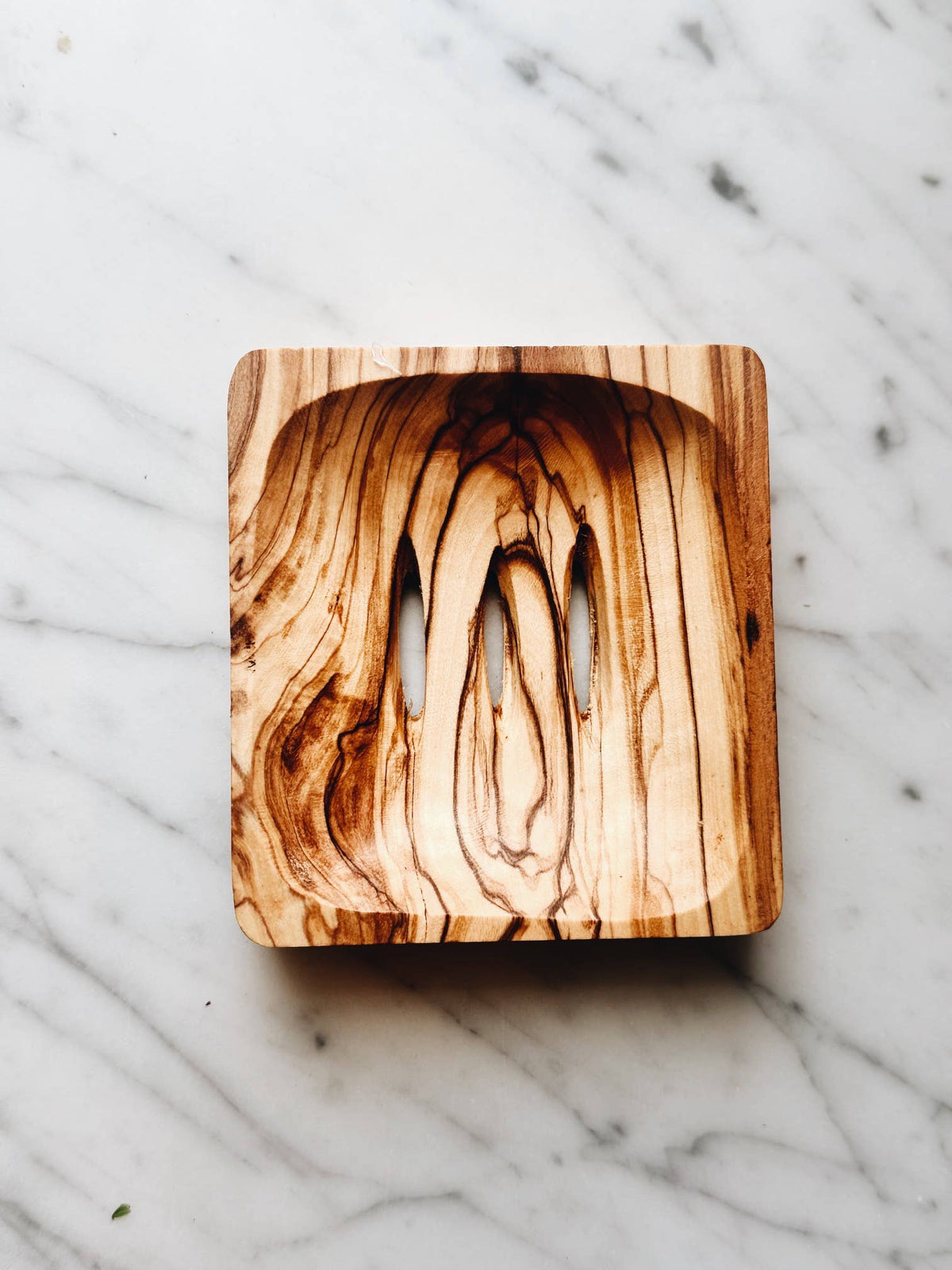 Soap Holder, Olive Wood