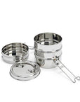 Stainless Steal Tiffin Lunch Box (4-layer stacked)