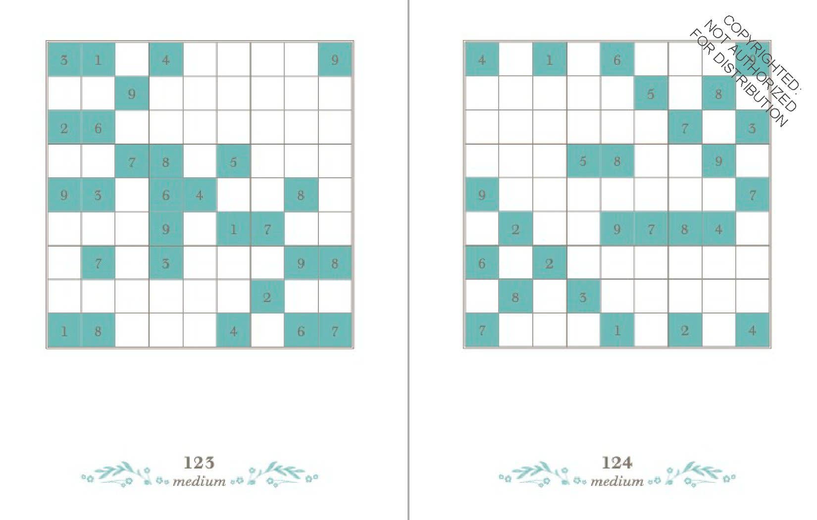 Sudoku Puzzles, Vintage