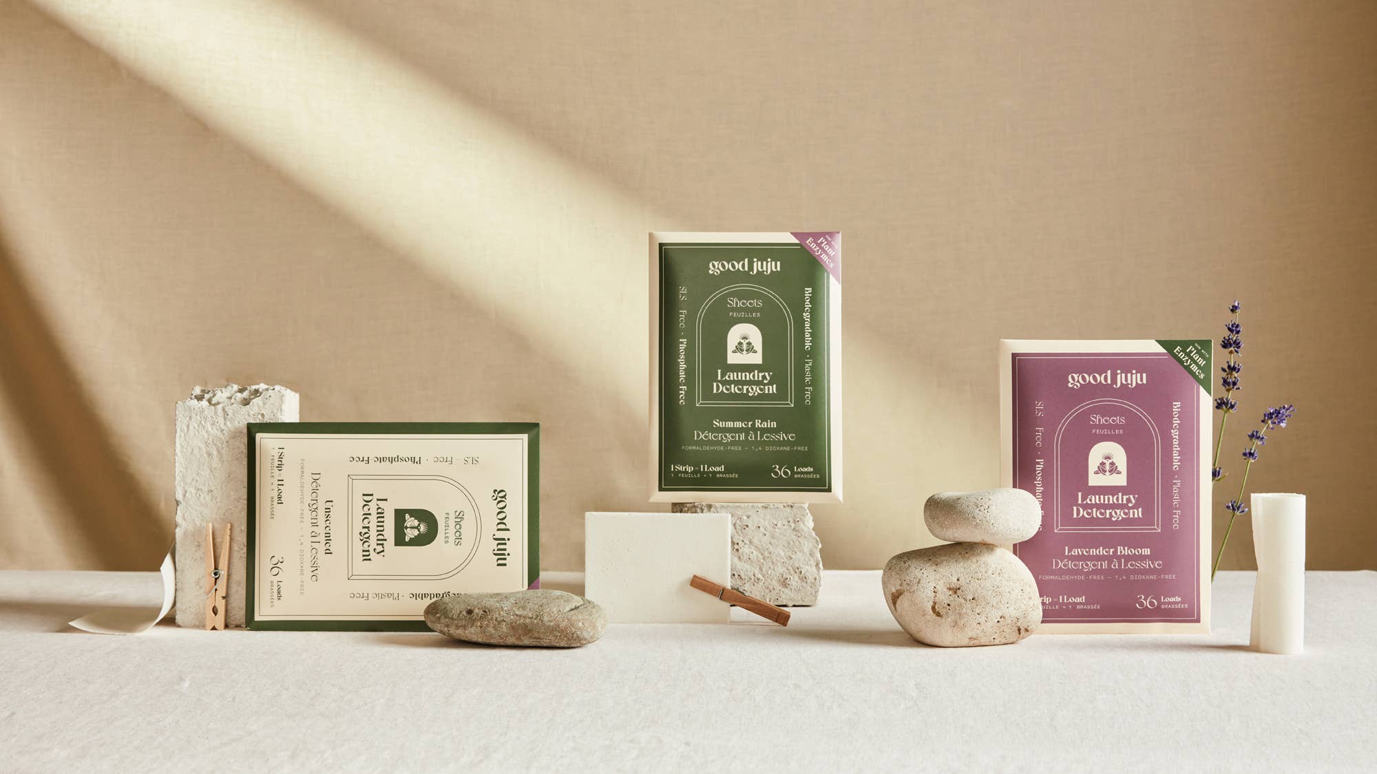 Laundry Detergent Sheets in Lavender Bloom