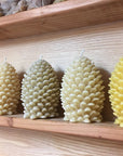 Candle - Beeswax - Pinecone