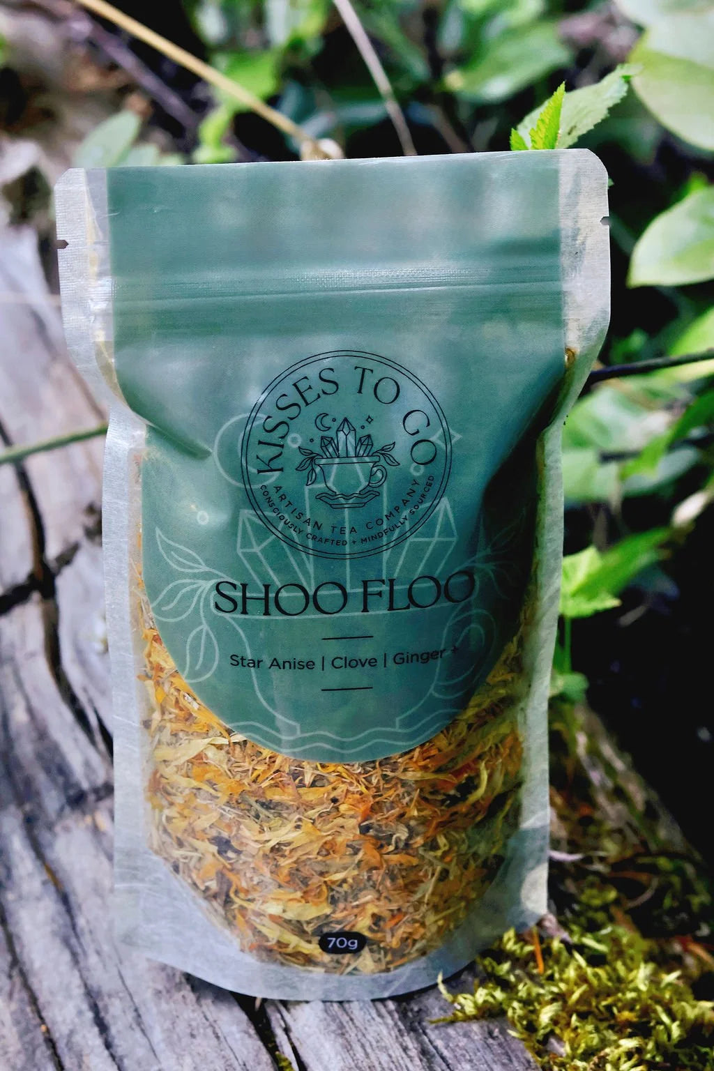 Artisan Tea, Kisses to Go, Organic &amp; Local